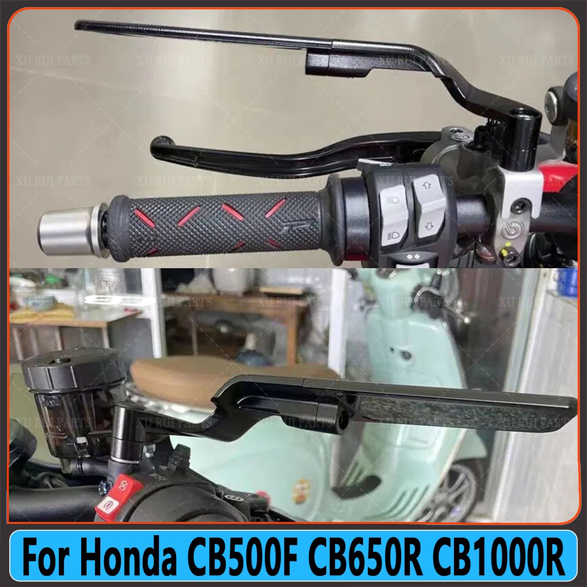 Motorcycle Mirror Wind side Rearview Mirrors For Honda CB500F CB650R CB1000R NEW