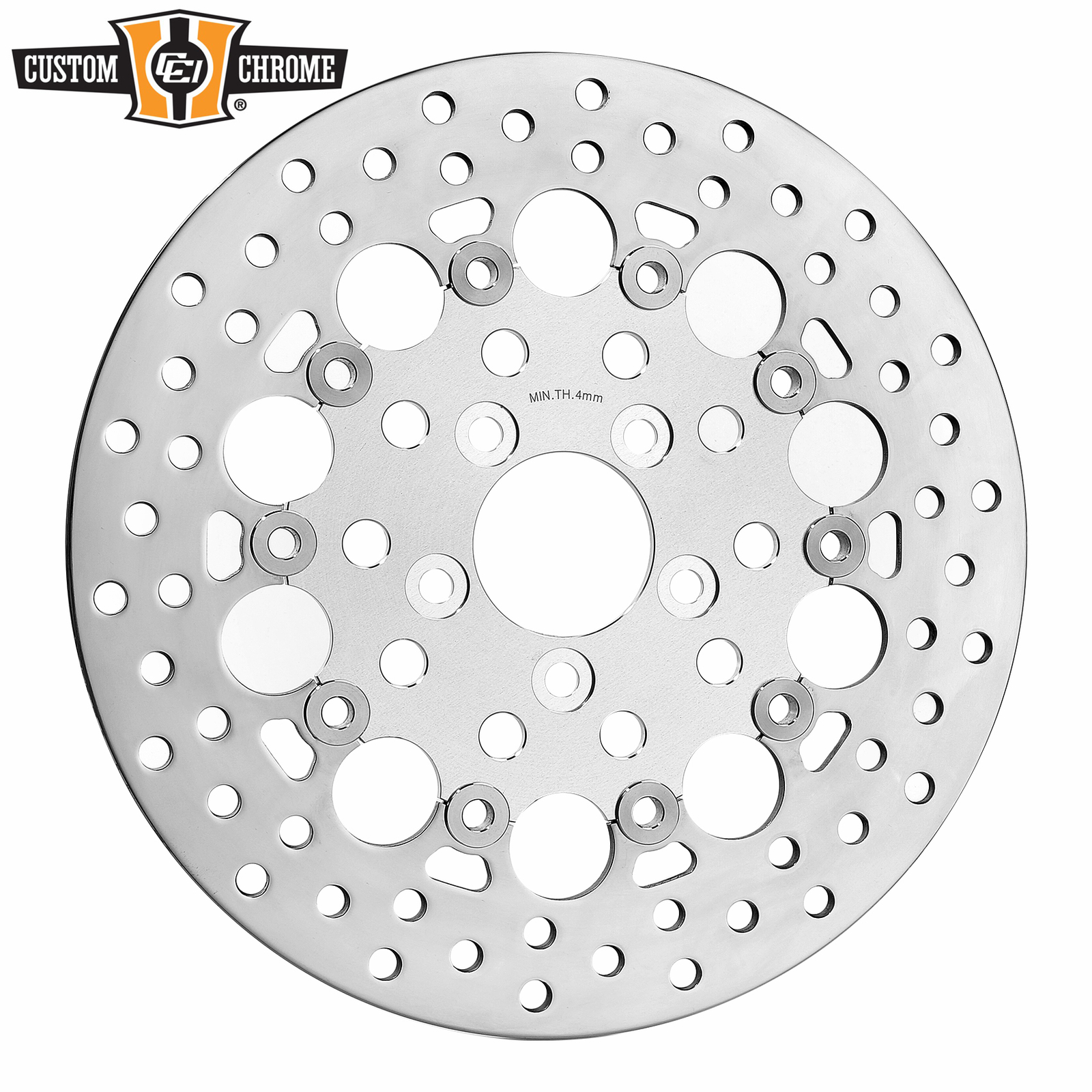 11.8″Rear Floating Brake Rotor Fit For Harley Touring 2008-later & V-Rod Models