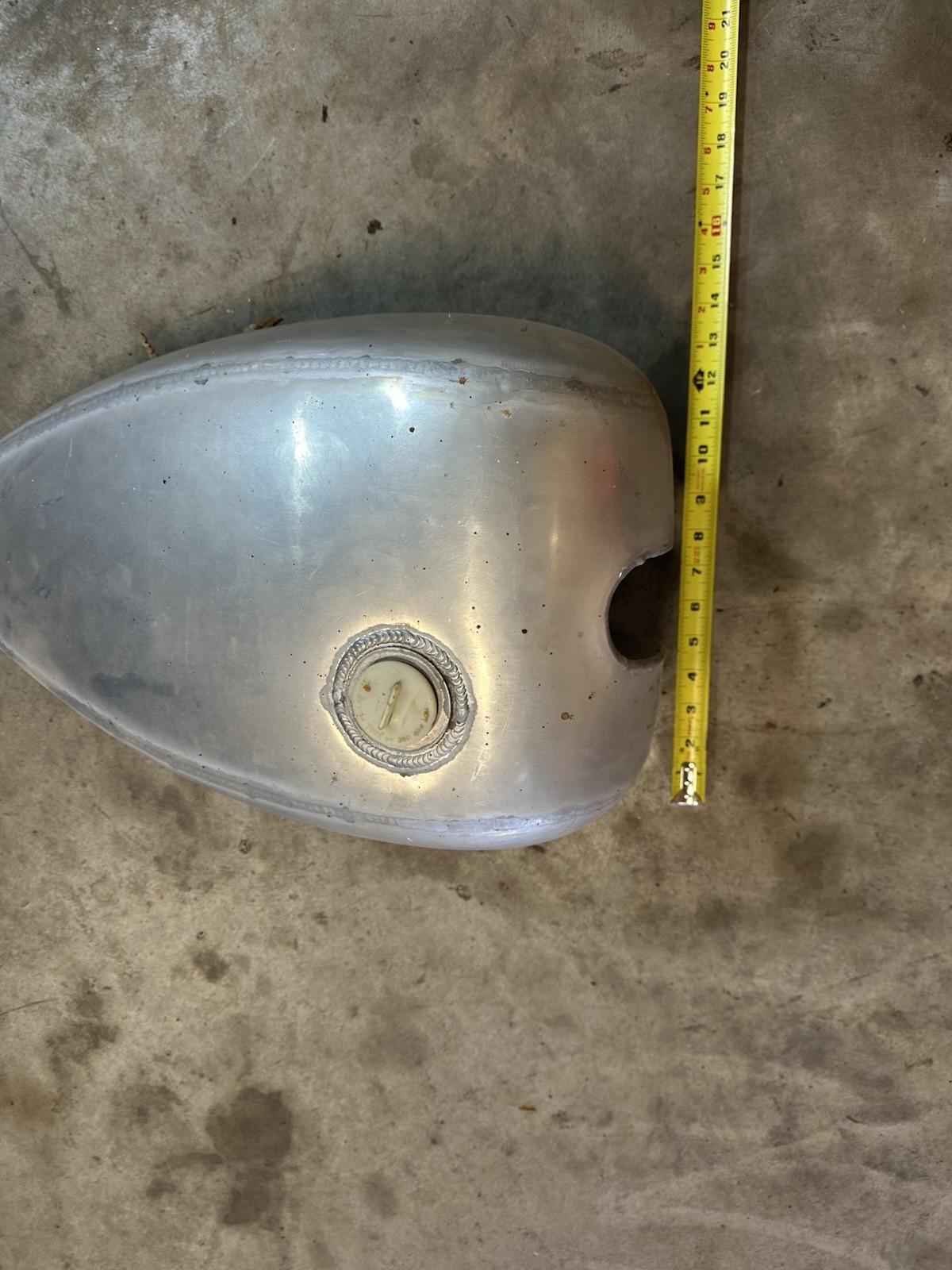 Custom ALUMINUM motorcycle Gas Tank