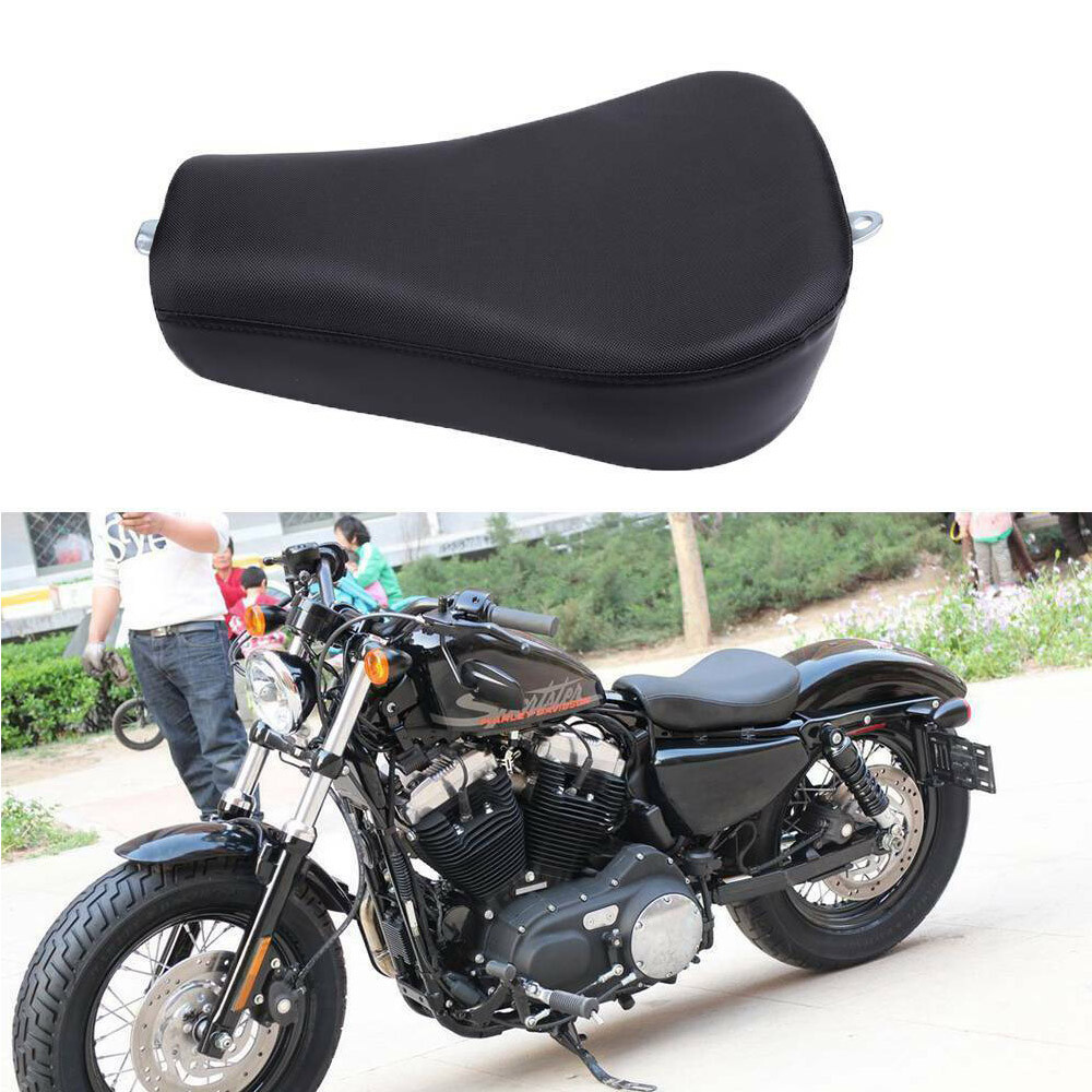 Front Driver Solo Seat + Rear Passenger For Harley Davidson Sportster XL1200 883
