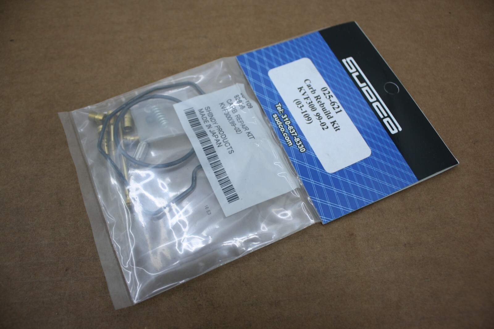 1999-2002 KAWASAKI KVF300 PRAIRIE CARB KIT CARBURETOR REPAIR SET SHINDY JAPAN
