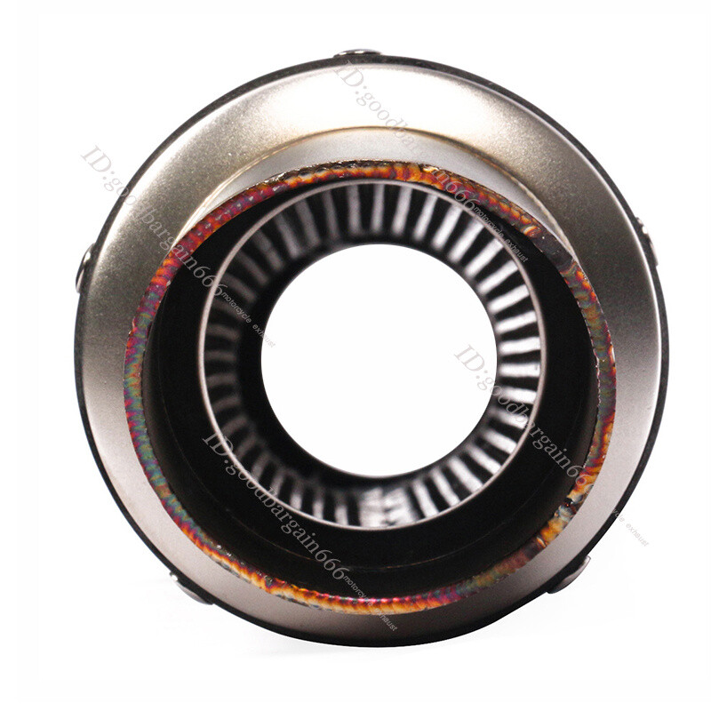 Carbon Fiber 61mm Exhaust Pipe Motorcycle Muffler Escape with DB Killer Silencer