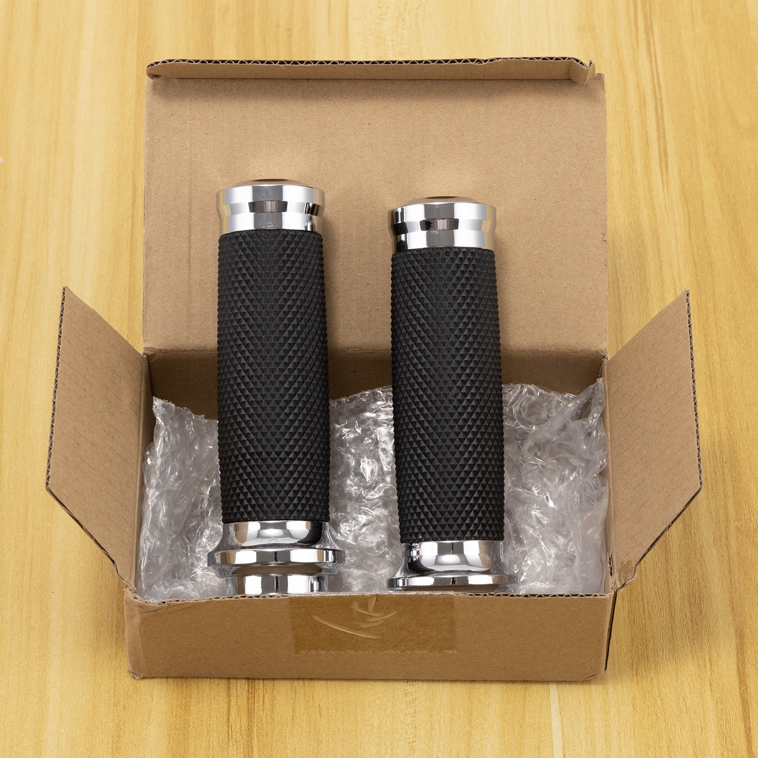 1″ Inch Motorcycle Handle Bar Hand Grips For Harley Honda Yamaha Kawasaki Jkzoab