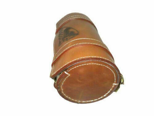 Fits Indian Chief Motorcycles – New Pure Leather Engraved Tool Bag in Tan Color