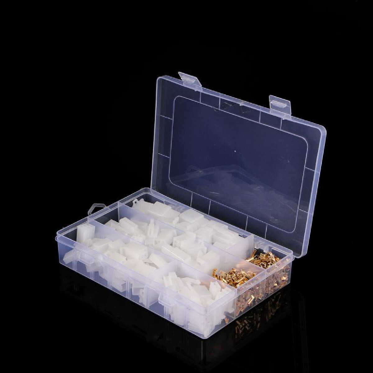 380PCS Motorcycle ATV Terminals Male Female Wire Spade Connectors Kit 2.8mm