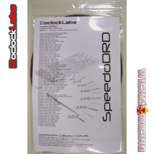 SpeedoDRD Y1 Speedo Calibrator Plug-In Yamaha WR250R WR250X 2008-2020