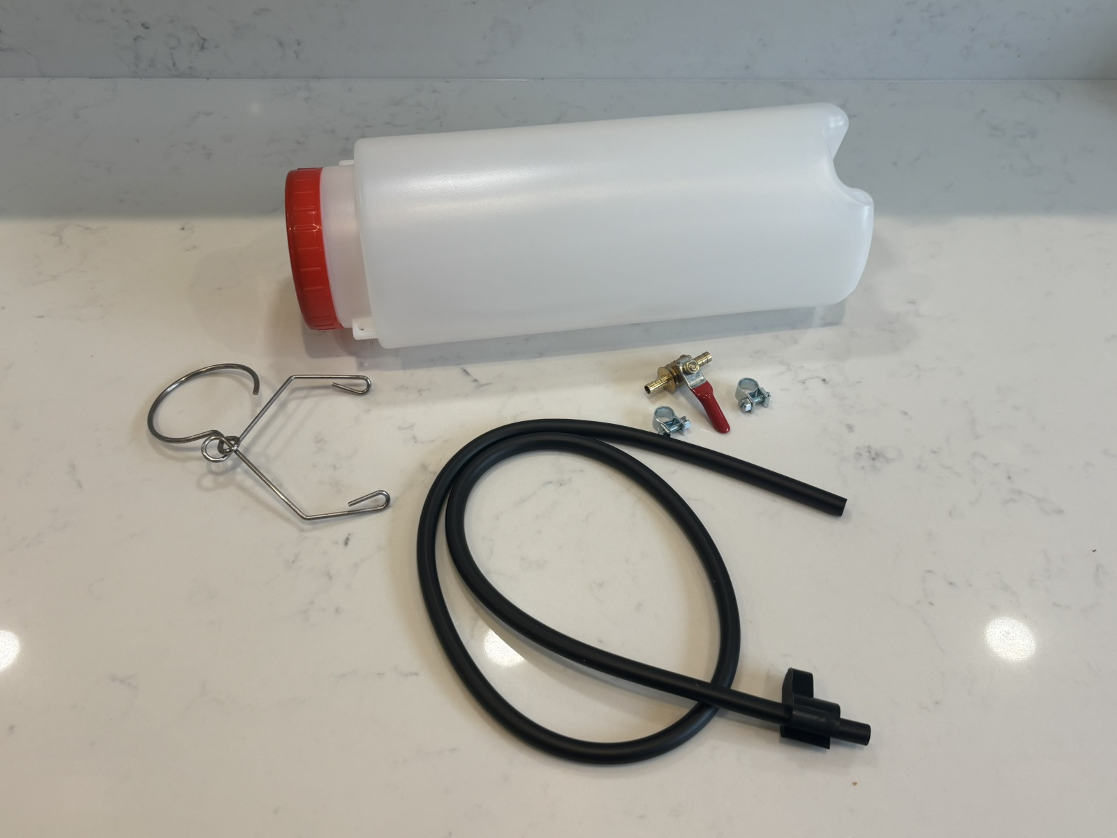 PROFESSIONAL MOTORCYCLE 2 LITRE AUXILIARY Petrol TANK & CARB BALANCING TOOL