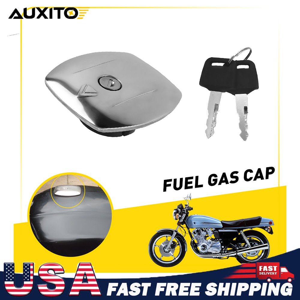 1 x Fuel Gas Tank Cap & 2x Lock Key For Suzuki GS1000 GS1000E GS1000GL GS1000G