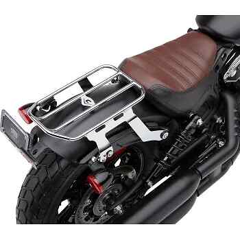 Cobra Chrome Detachable Solo Luggage Rack Indian Scout Bobber 18-21