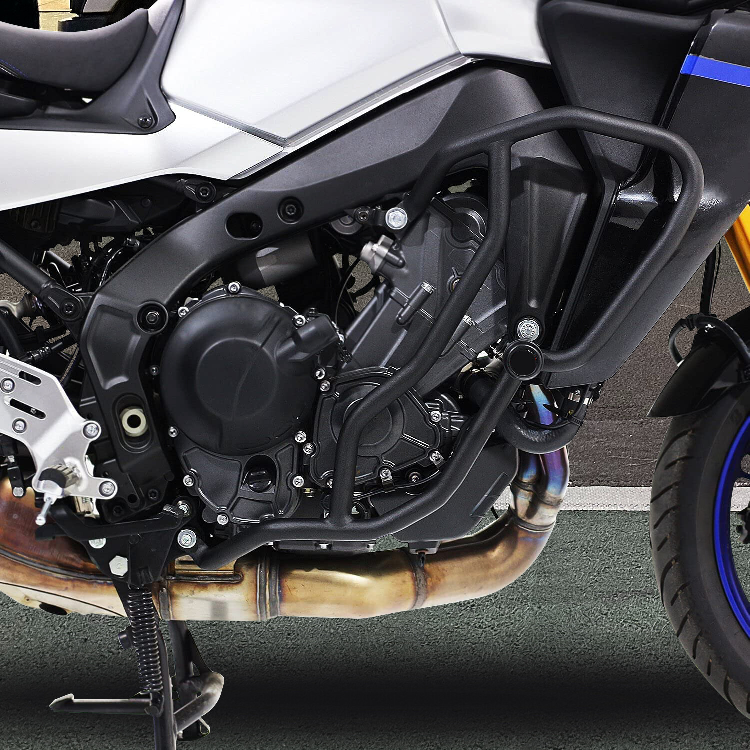 Frame Guard Stunt Cage Engine Crash Sissy Bar Protector For Yamaha Tracer 9 GT +