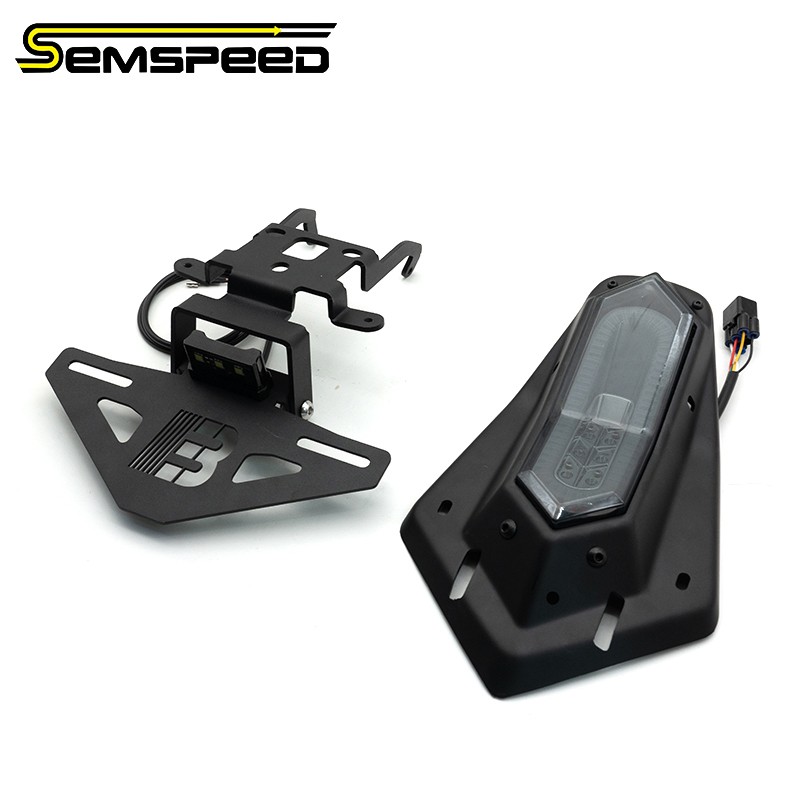 License Plate Holder With Tail Light Brake Lamp For CF-MOTO 675SS 675SR-R 675NK