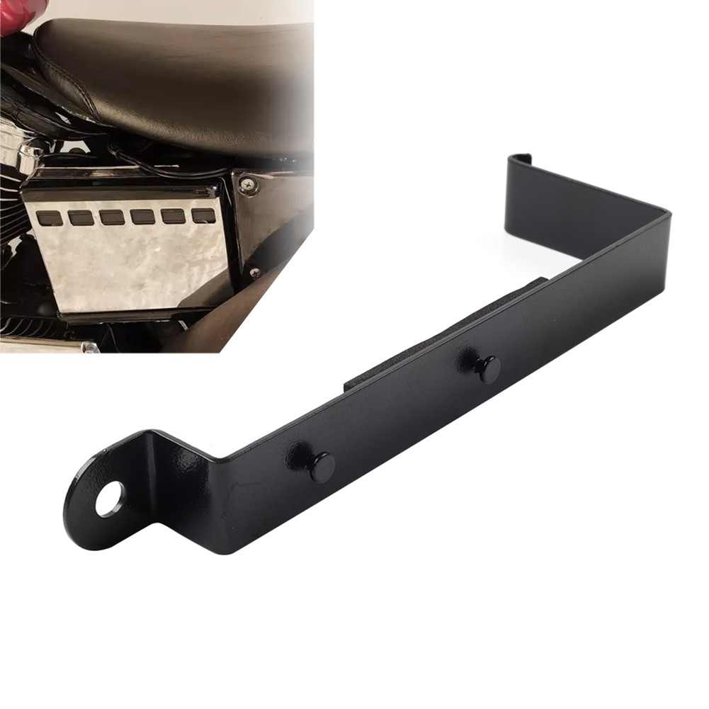 1pc Black Battery Cover Hold Down Strap Fit Harley Sportster XL883N Iron XL1200