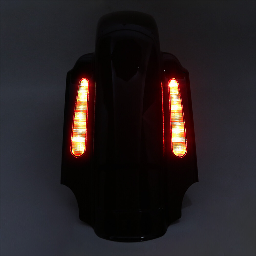 1993-2008 2004 CVO Rear Fender System W/ LED For Harley Road King Street Glide