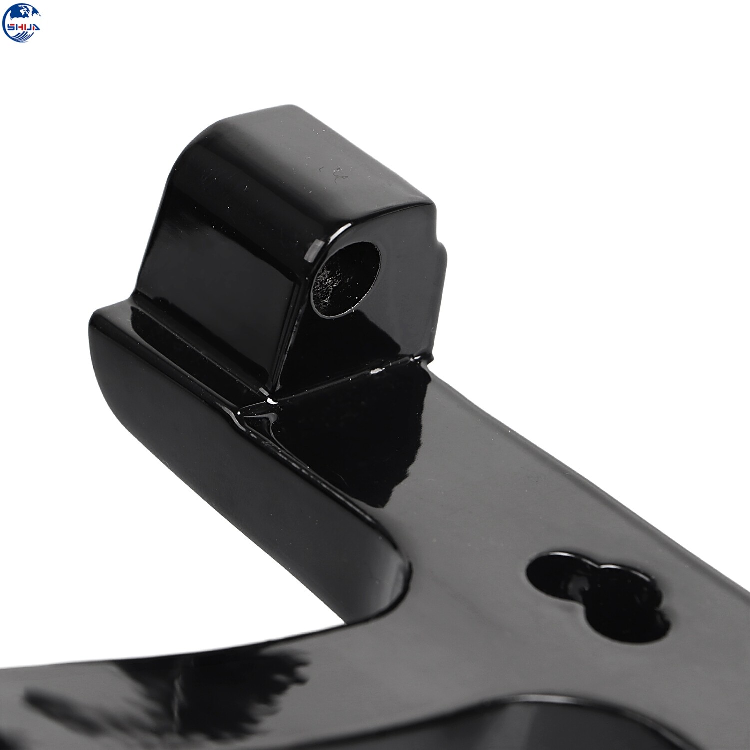 Black Passenger Floorboard Mount Bracket For Harley Electra Road Glide 1993-2023