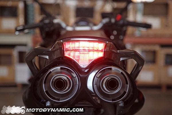 fit 03-09 YAMAHA FZ6 SEQUENTIAL INTEGRATED SIGNAL LED Tail Light FZ-6 CLEAR LENS