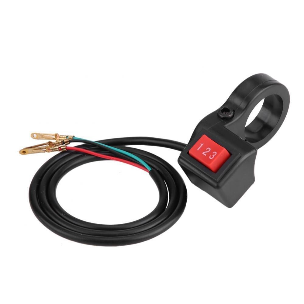 High Quality 22mm 0.87” 3 Speed Module Switch For Motorcycle E-bike Scooter ATV