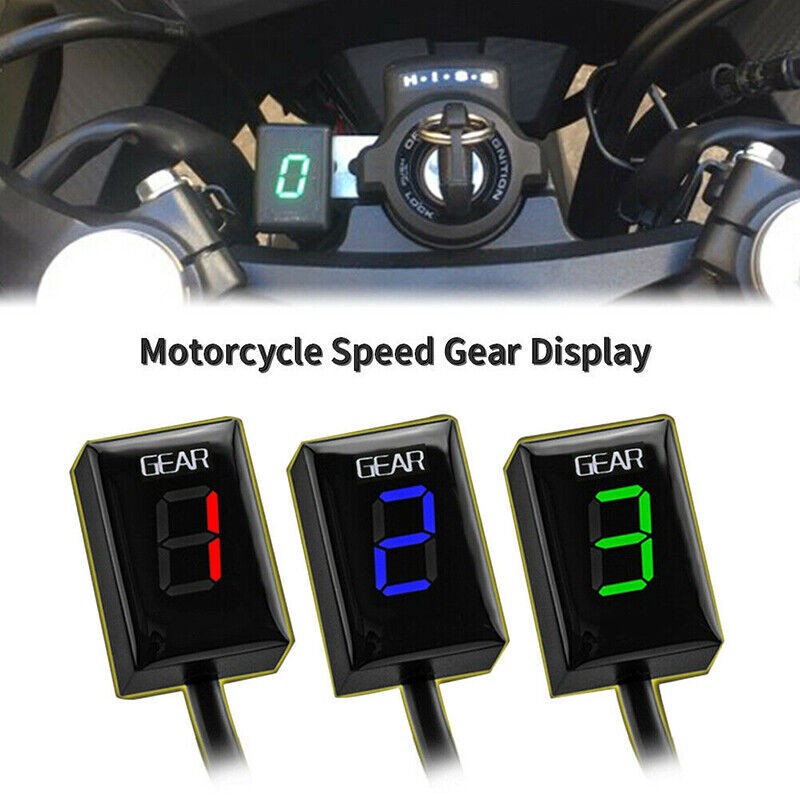 Digital Gear Indicator Green LED for Kawasaki Ninja ER-6F/6N Vulcan Versys Mule
