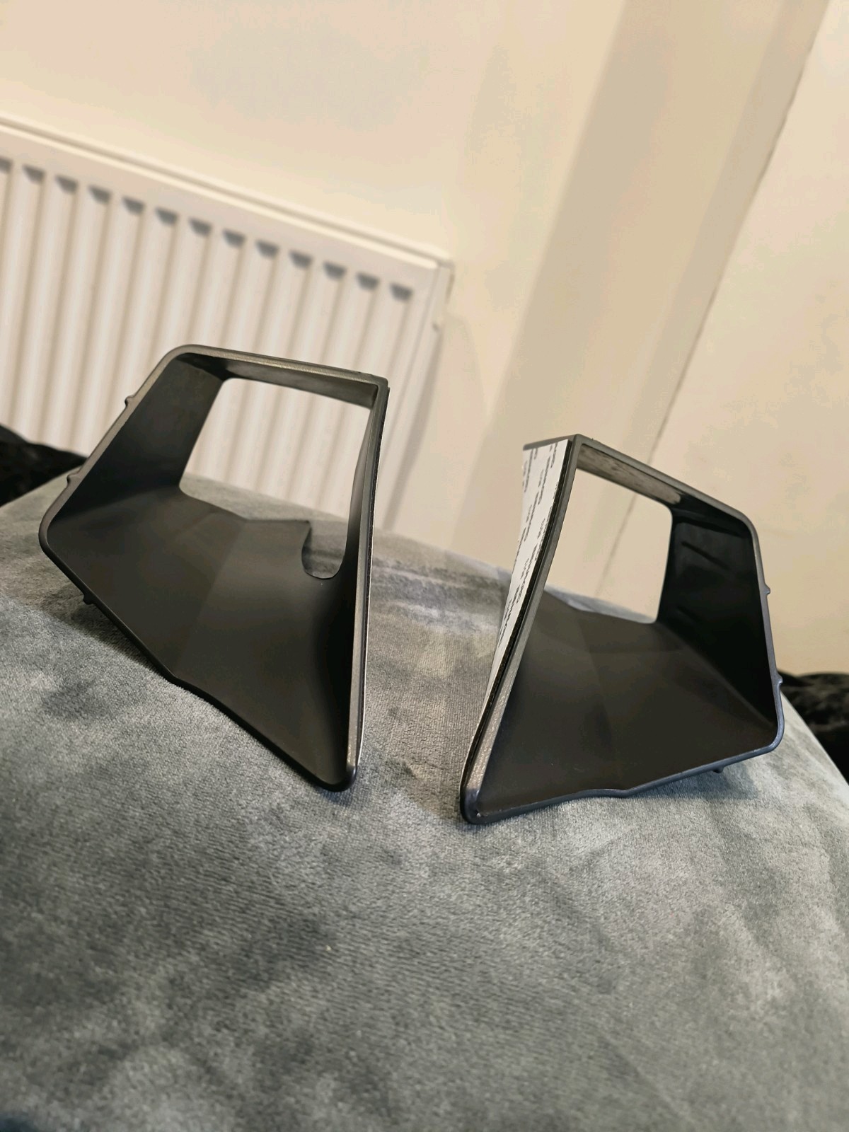 Honda CBR500R Winglet Wing Spoiler Matte Black Front Fairing