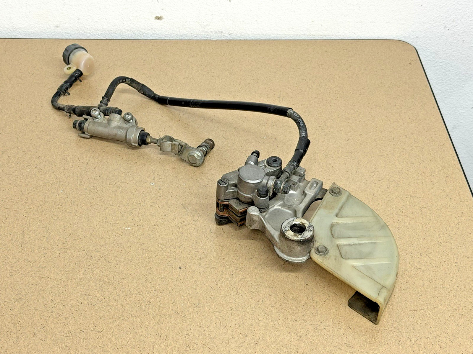 1991 HONDA 91-94 XR250L OEM NISSIN REAR BACK BRAKE CALIPER MASTER CYLINDER
