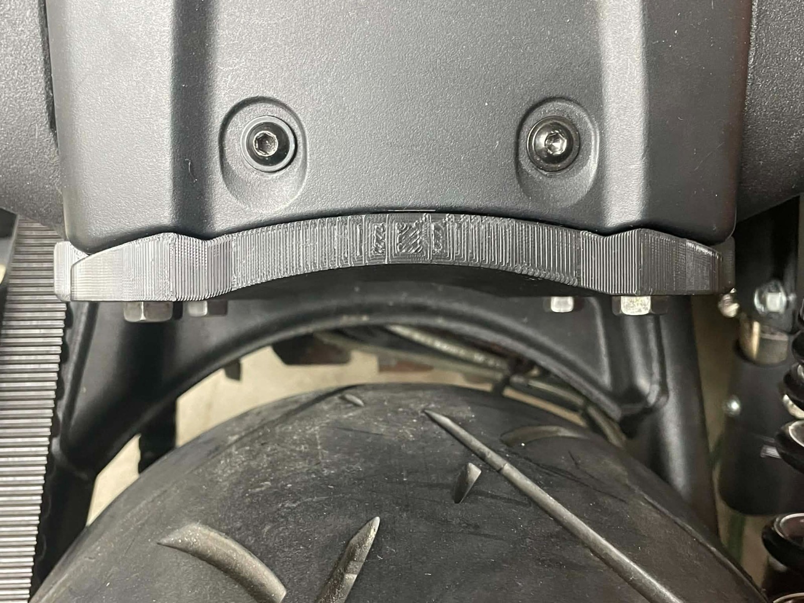 2018-2024 NEW LOOK, PAINTED Fender Eliminator Plate for Indian Scout Bobber