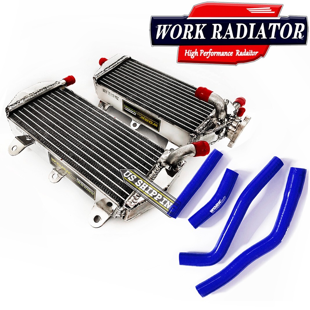 Aluminum Radiator &Blue hose for Yamaha YZ450F YZ450 F 450F 2010 2011 2012 2013