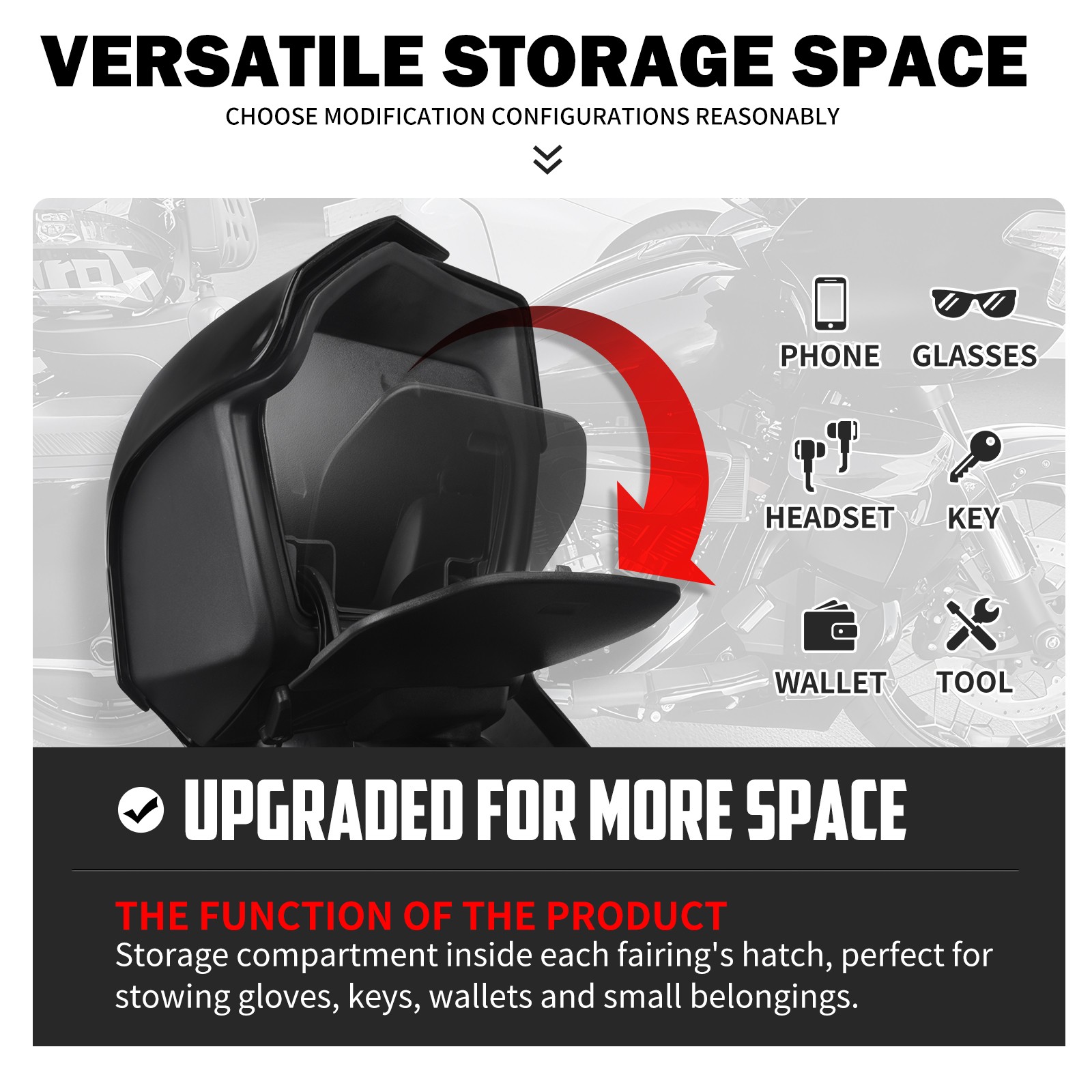 Black Lower Leg Fairings & Engine Guard Bar Fit For Harley Road Glide FLTRX 24+