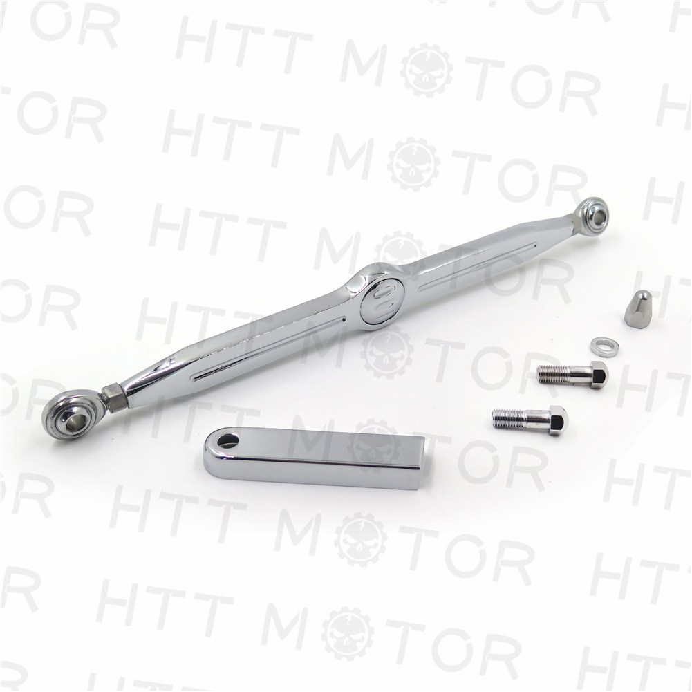 Chrome Gear Shift Linkage Shifter Link for Harley Touring Dyna Sofail Road Glide