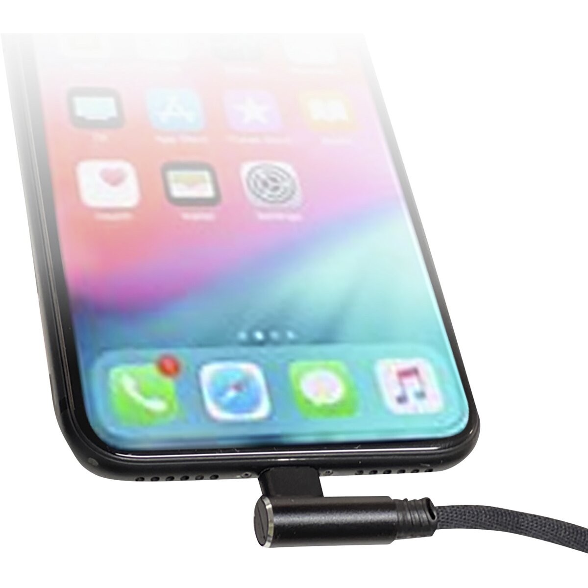 Reda Innovations 90° USB Phone Charging Cable for iPhone – RP90DEGUSBLHT18