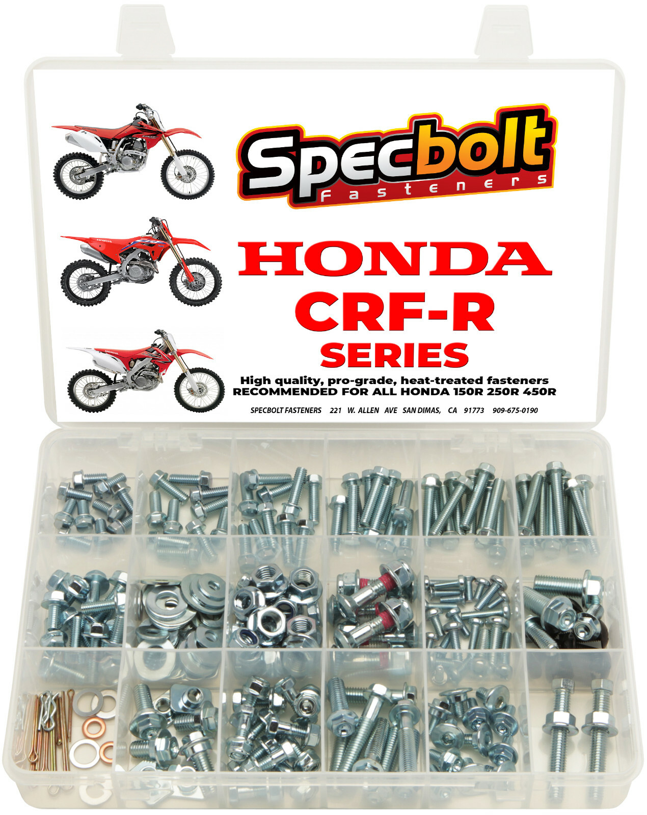 SPECBOLT Honda CRF Replacement Bolt Kit CRF150R CRF250R CRF450R