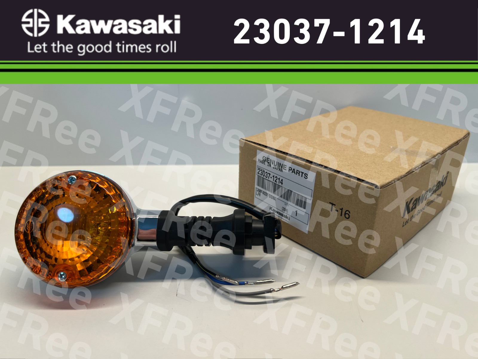 Kawasaki Genuine VULCAN 700 750 454 LTD TURN SIGNAL LAMP ASSEMBLY 23037-1214 OEM