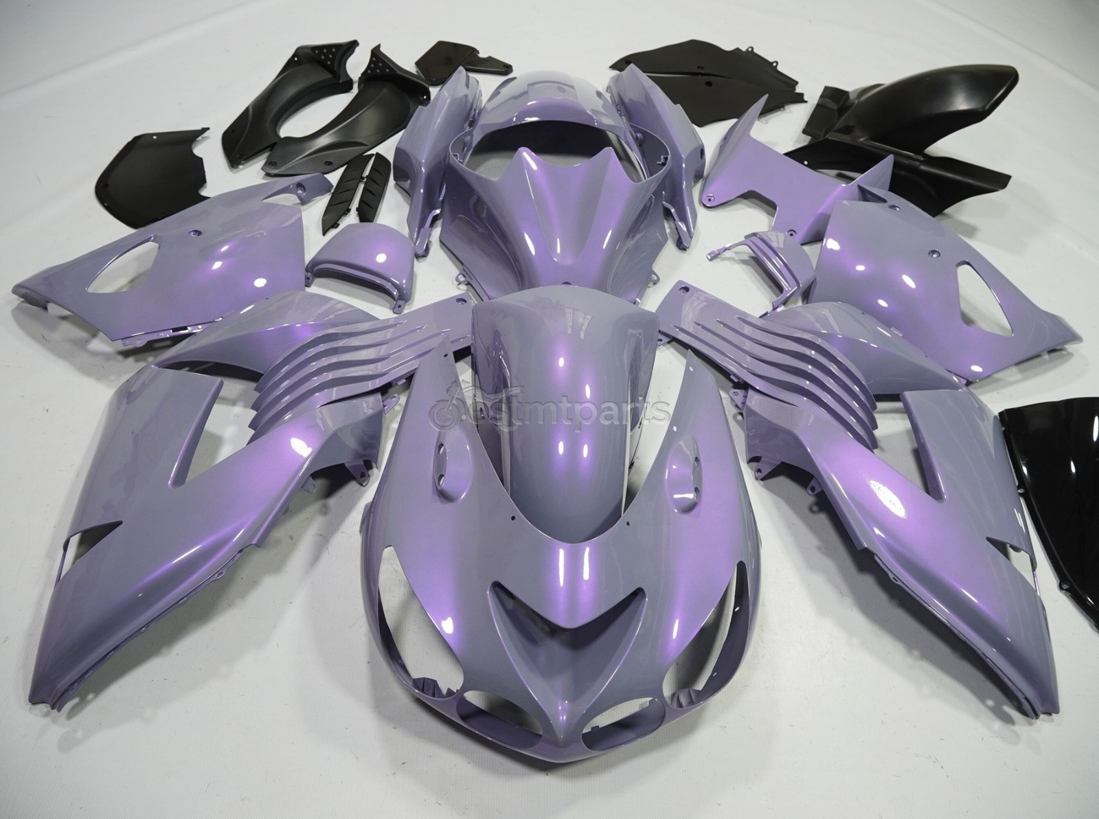 Gray Purple Chameleon Fairing Kit for Kawasaki Ninja ZX14R 2006-2011 ZZR1400