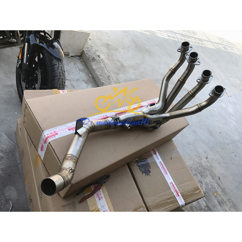 For Kawasaki Z900 2017-2025 Complete System Exhaust Header Pipe Slip on Mufflers