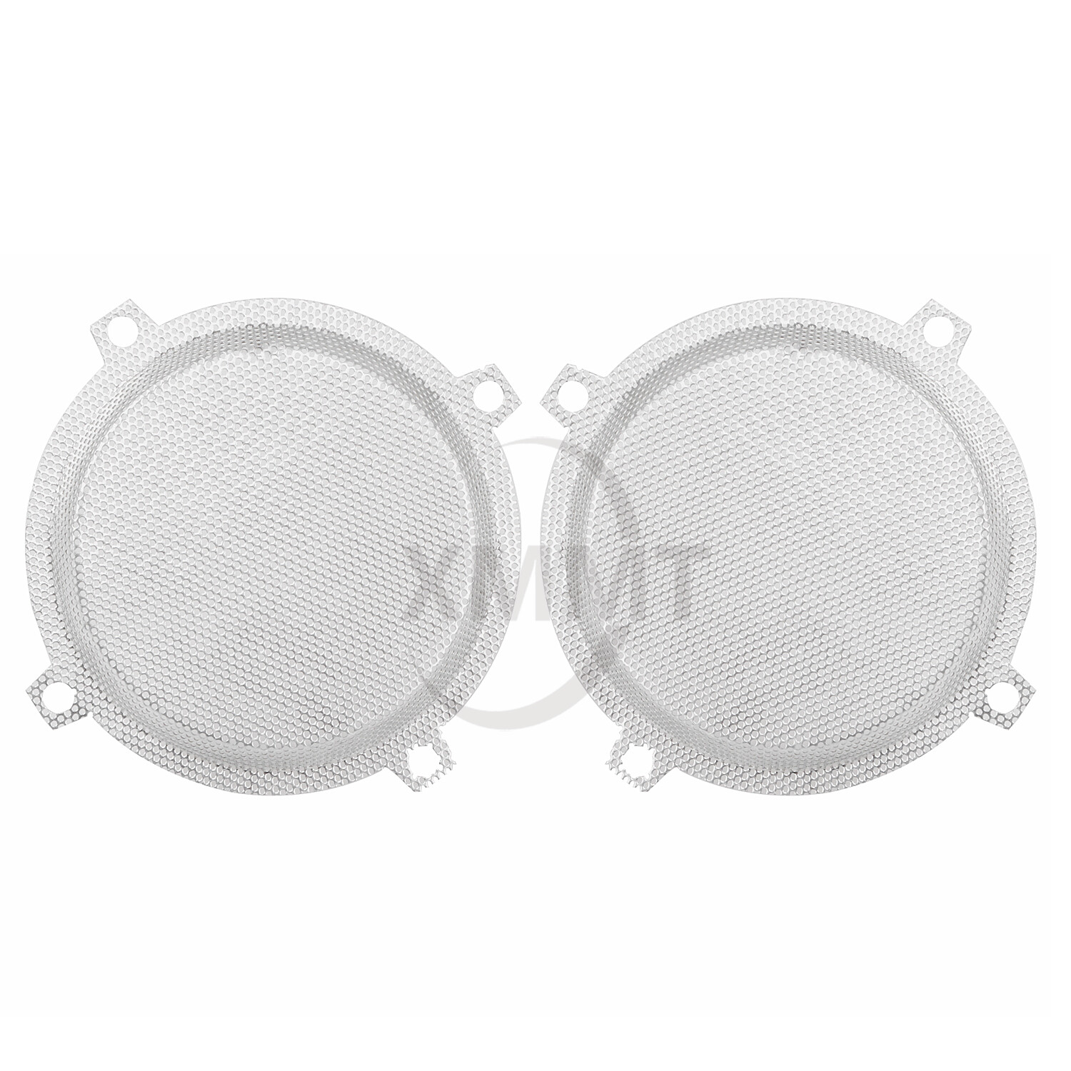 Chrome Punched Front Mesh Speaker Cover Grills For Harley Touring Electra Glide
