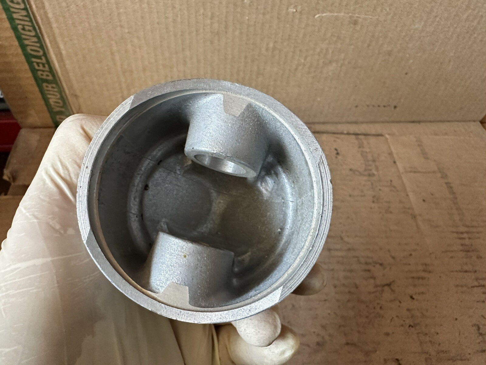 NOS Robbins AJS Matchless 40 Cu In Twin Bare Piston 9:1 74.5mm Bore M1035