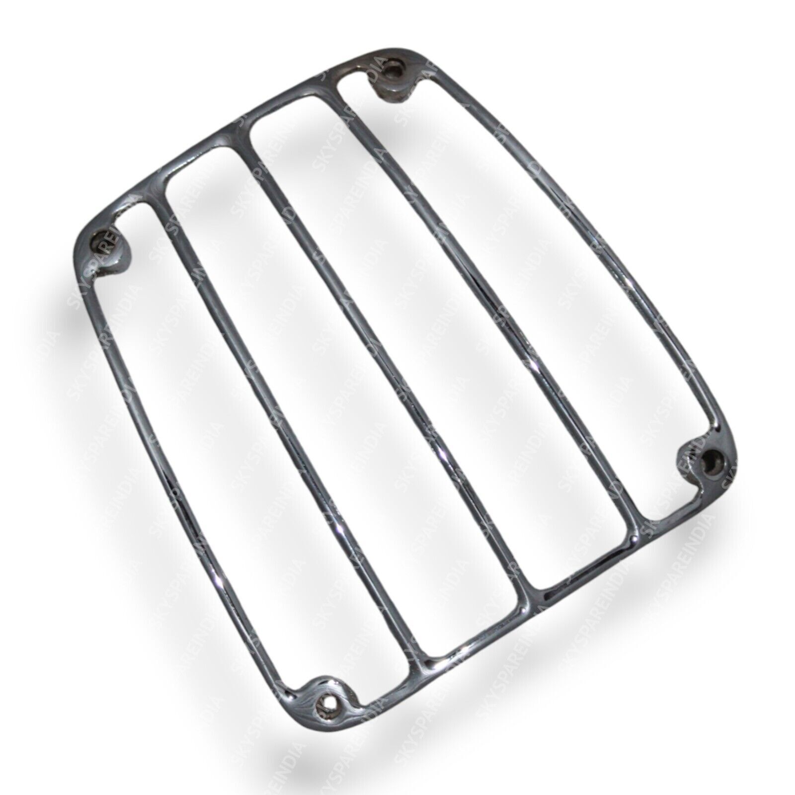 Petrol Fuel Gas Tank Grill Brass Chrome Compatible With Royal Enfield Old Model