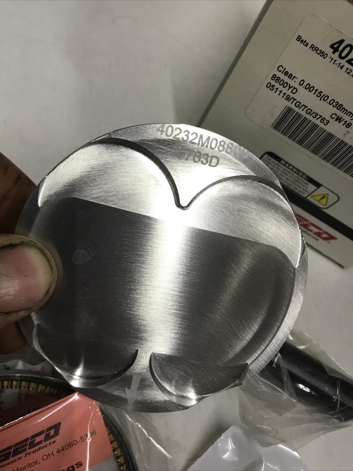 Wiseco Armorglide Piston Kit 88.00 STD 12.9:1 11-14 BETA 350 RR 40232M08800 88mm