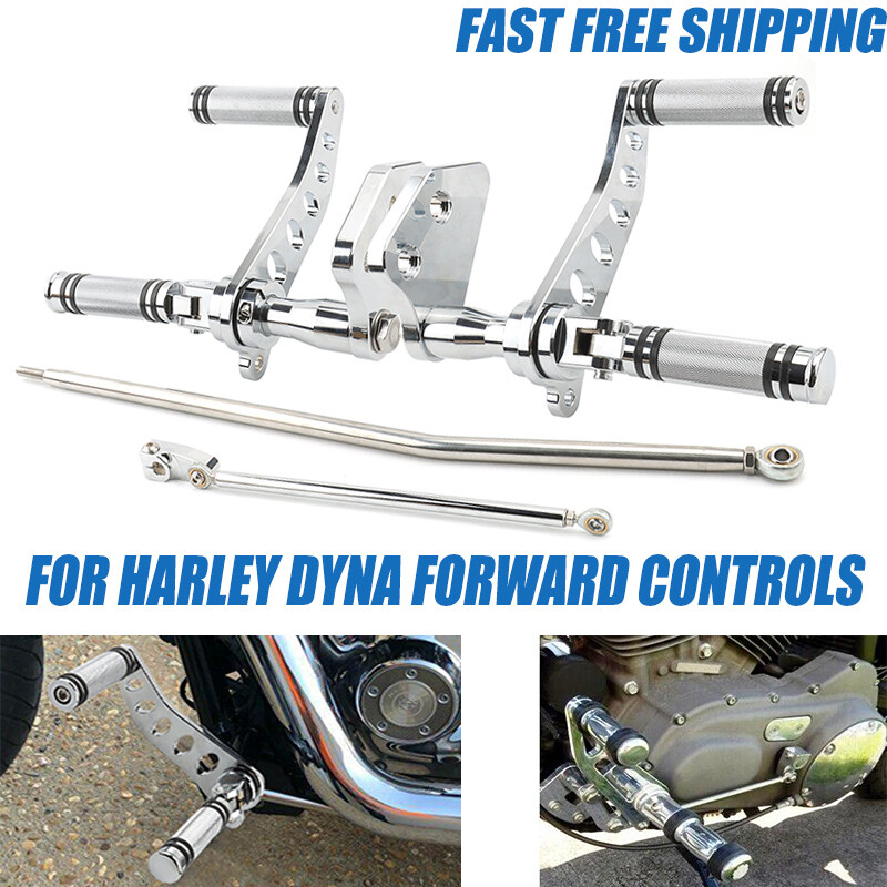 For Harley Dyna Billet Forward Control Kit Low Rider Street Bob Super Glide FXDL