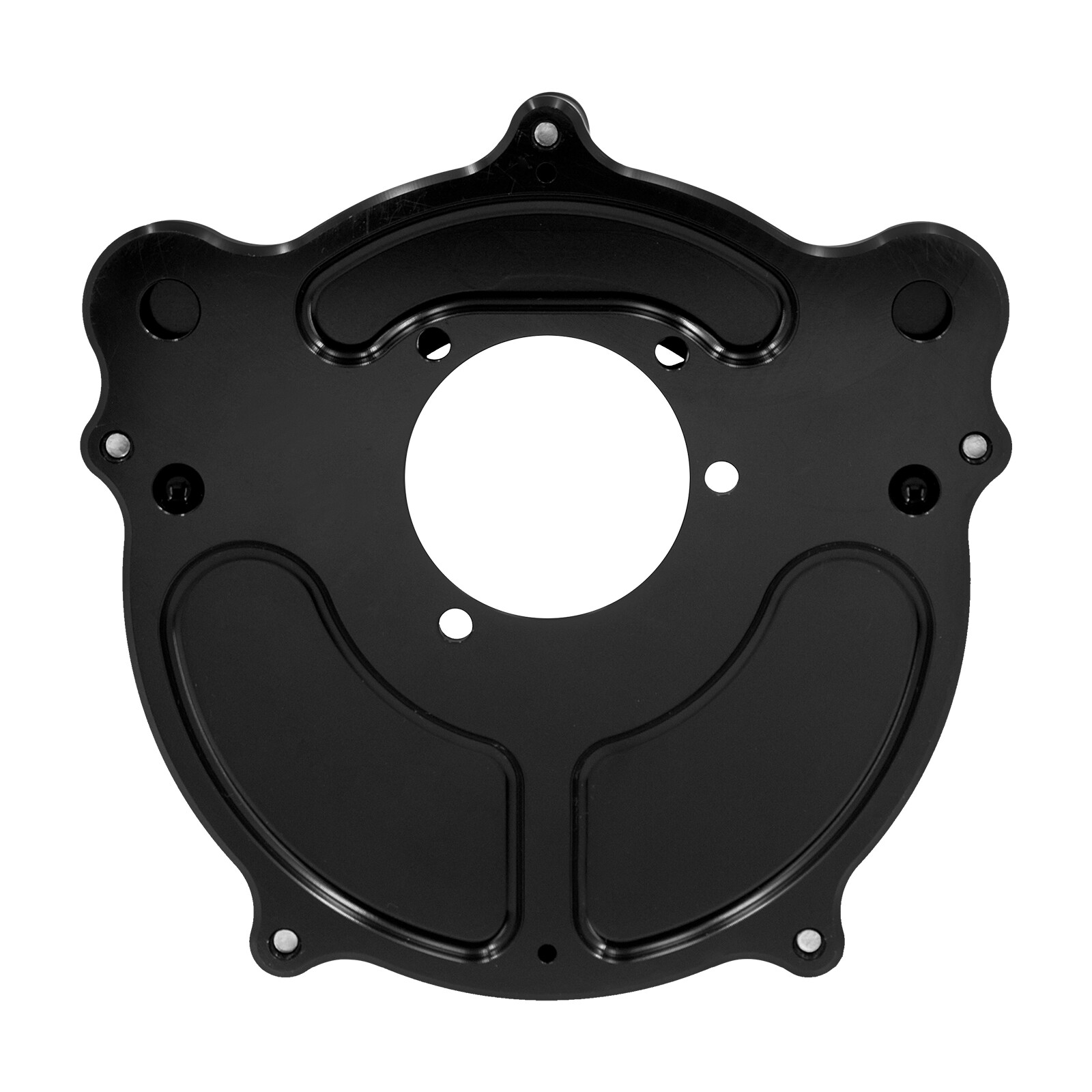 Clear Air Filter Cleaner Grey Intake For Harley Dyna Super Wide Glide 2000-17