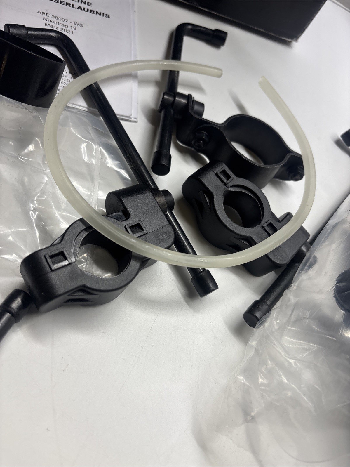 Puig Custom 1 Handlebar Mounted Screen Clear 8040W 380mm #B40