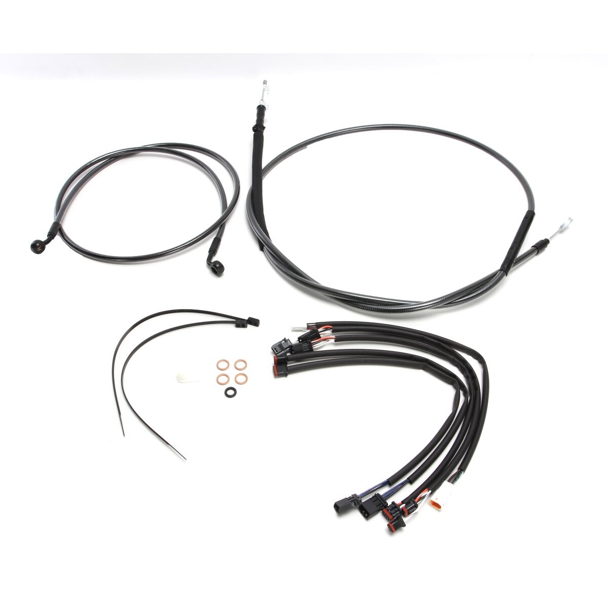 Magnum Pearl Handlebar Kit for 12 in.-14 in. Ape Hangers (Non-ABS)-487771