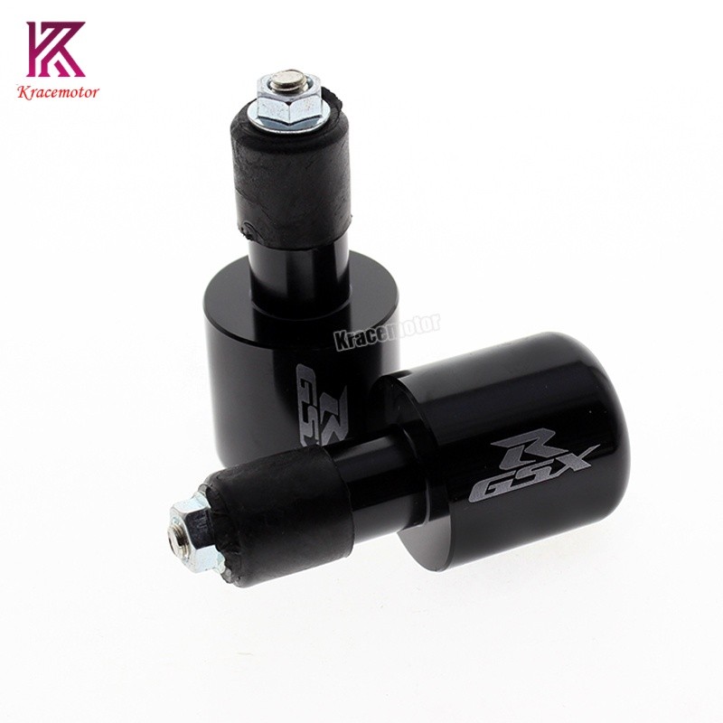 CNC 7/8” Handlebar Bar Ends Slider Cap Plugs GSX1300BK GSXR1000 GSXR750 GSXR600