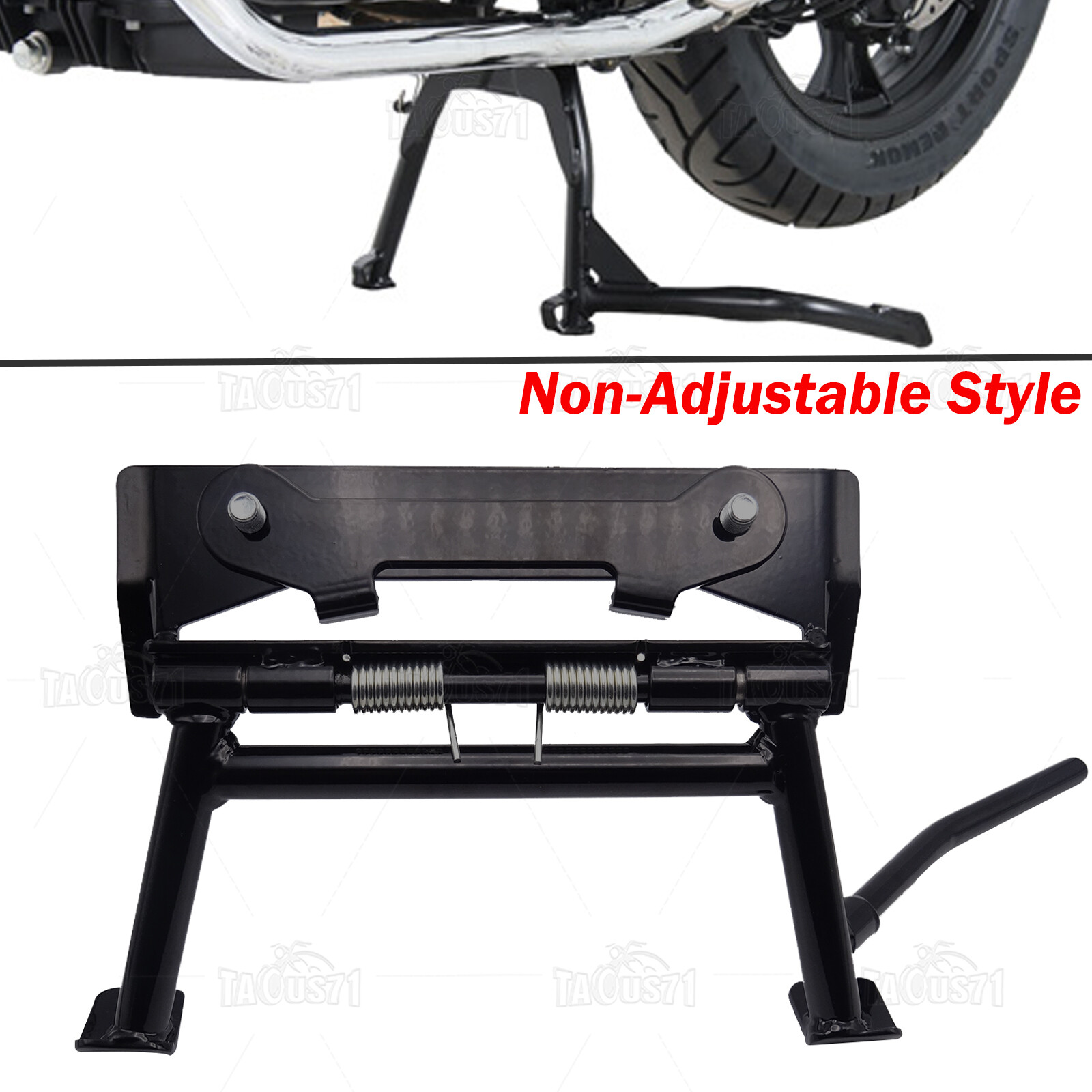 Heavy-duty Steel Center Stand For Harley Touring Road Electra Glide 1980-1999