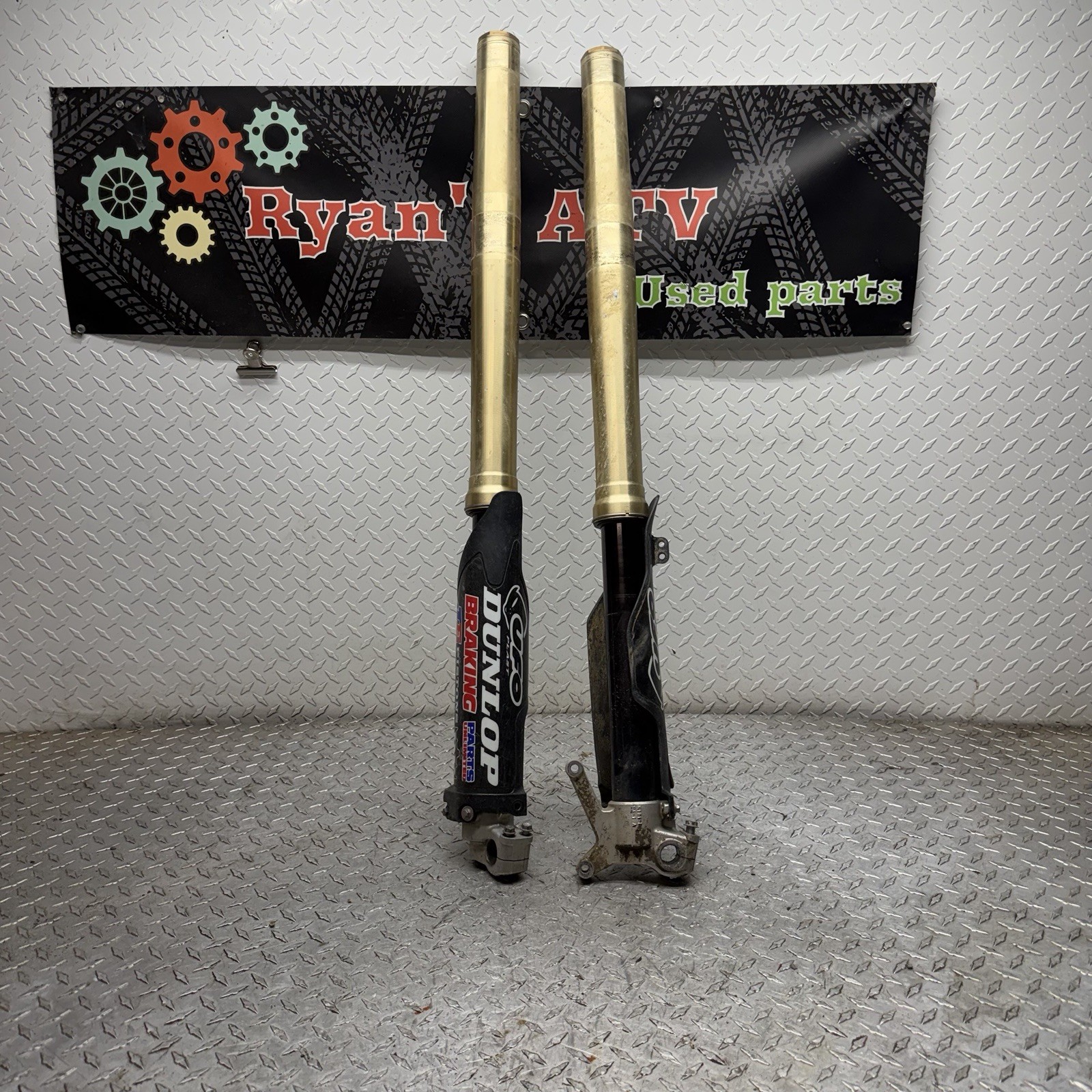2009-2012 Kawasaki KX250F Showa Front Forks Suspension 47mm Tubes Legs 250F✅