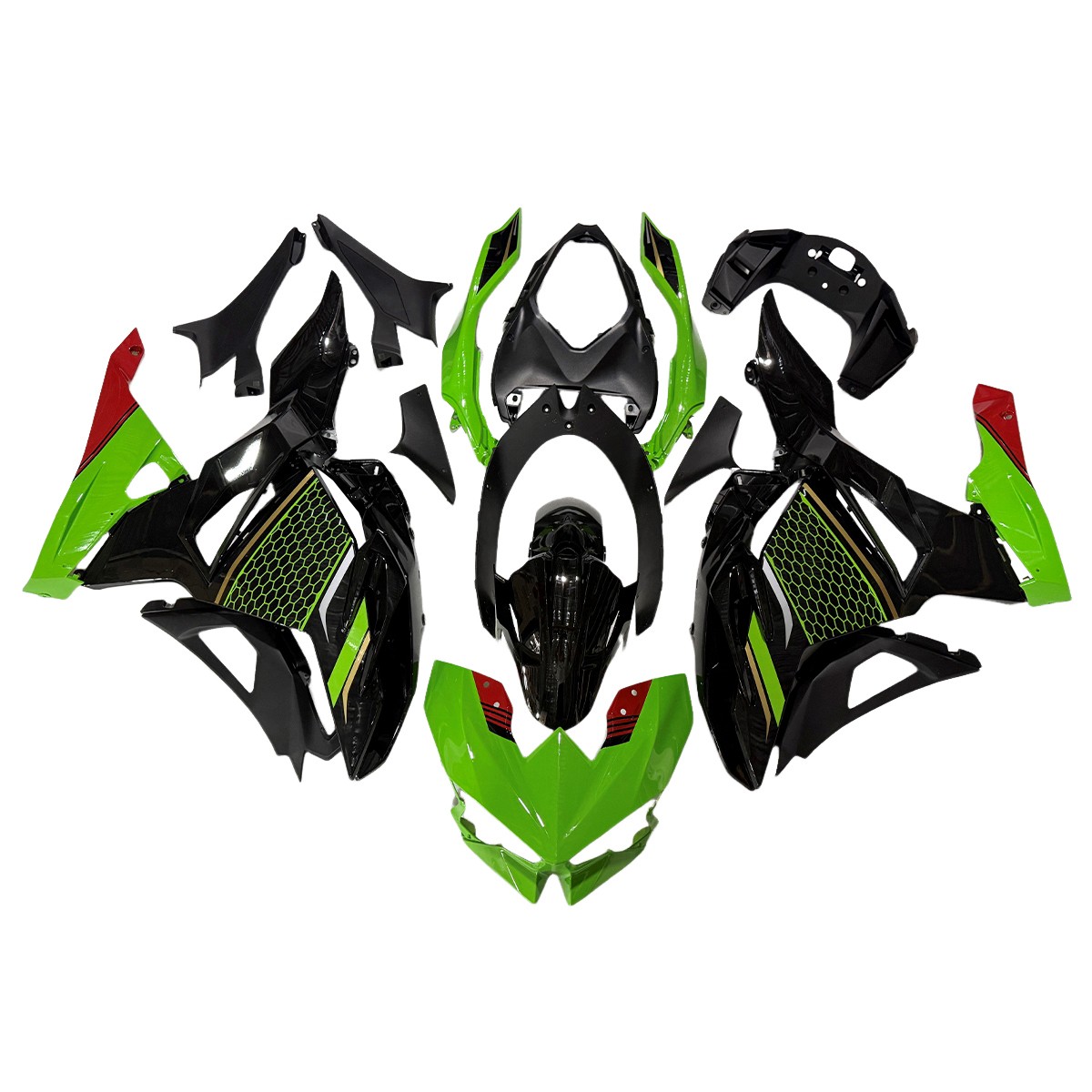 Plastics Fairings Set For Kawasaki Ninja 500 2024 2025 EX500 24 25 ABS Bodywork