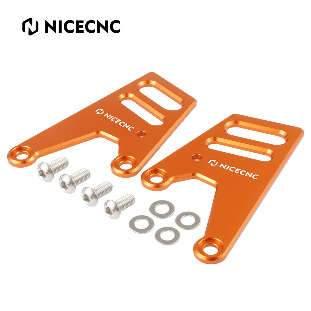 For KTM 690 ENDURO 2008-2022 Aluminum Footrest Guard Foot Peg Heel Cover Plates