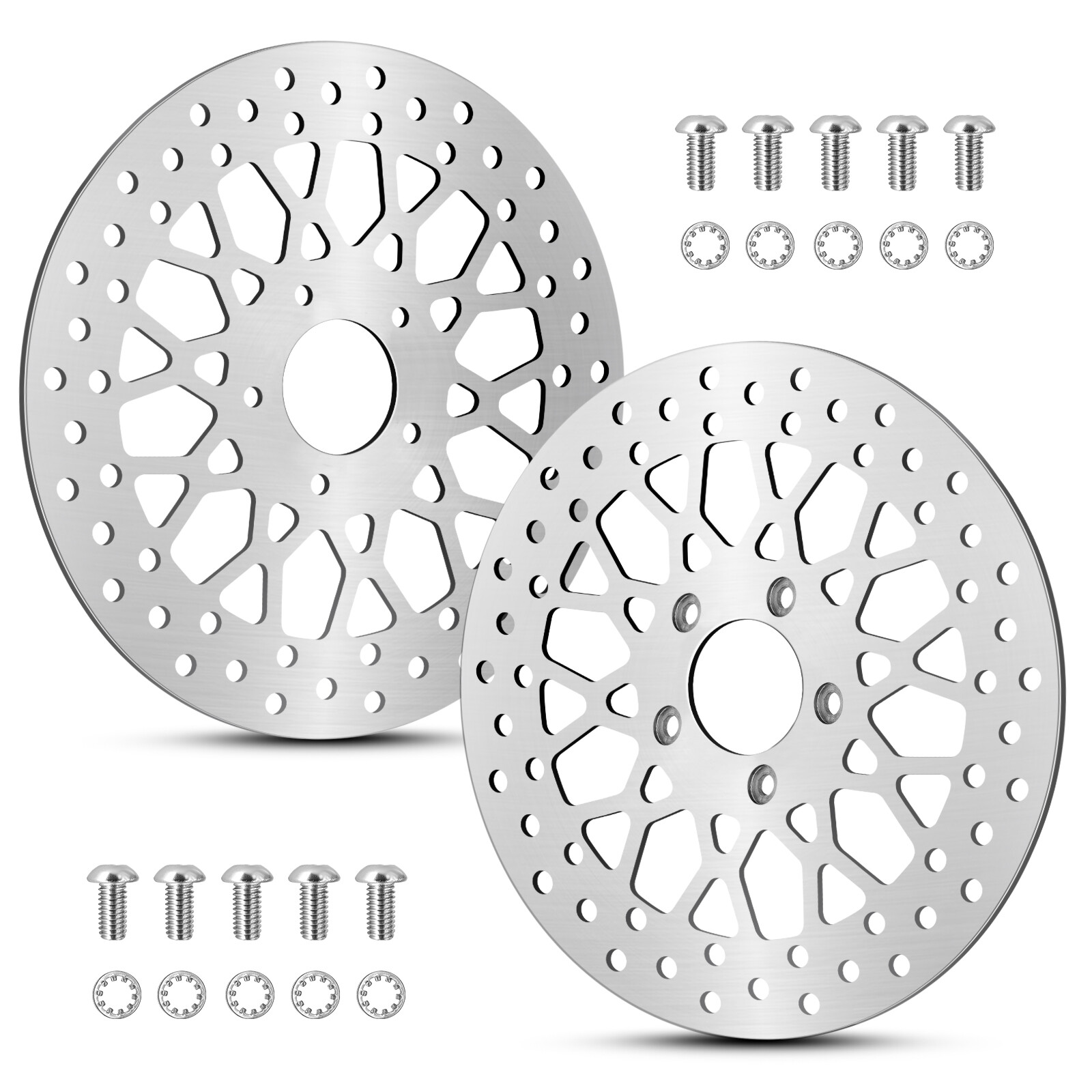 11.8 Harley Front Brake Rotor Mesh Set w/ Bolts for Touring Bagger Models US