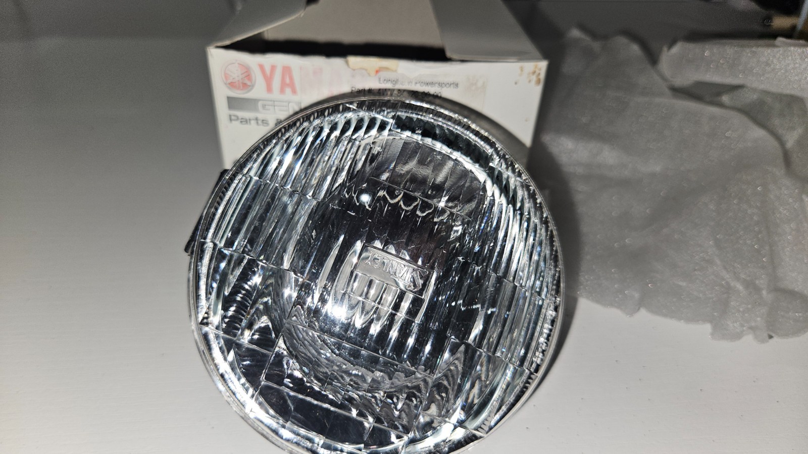 New Old Stock NOS 4WV-84320-00 Yamaha Grizzly OEM Headlight Lens Assembly