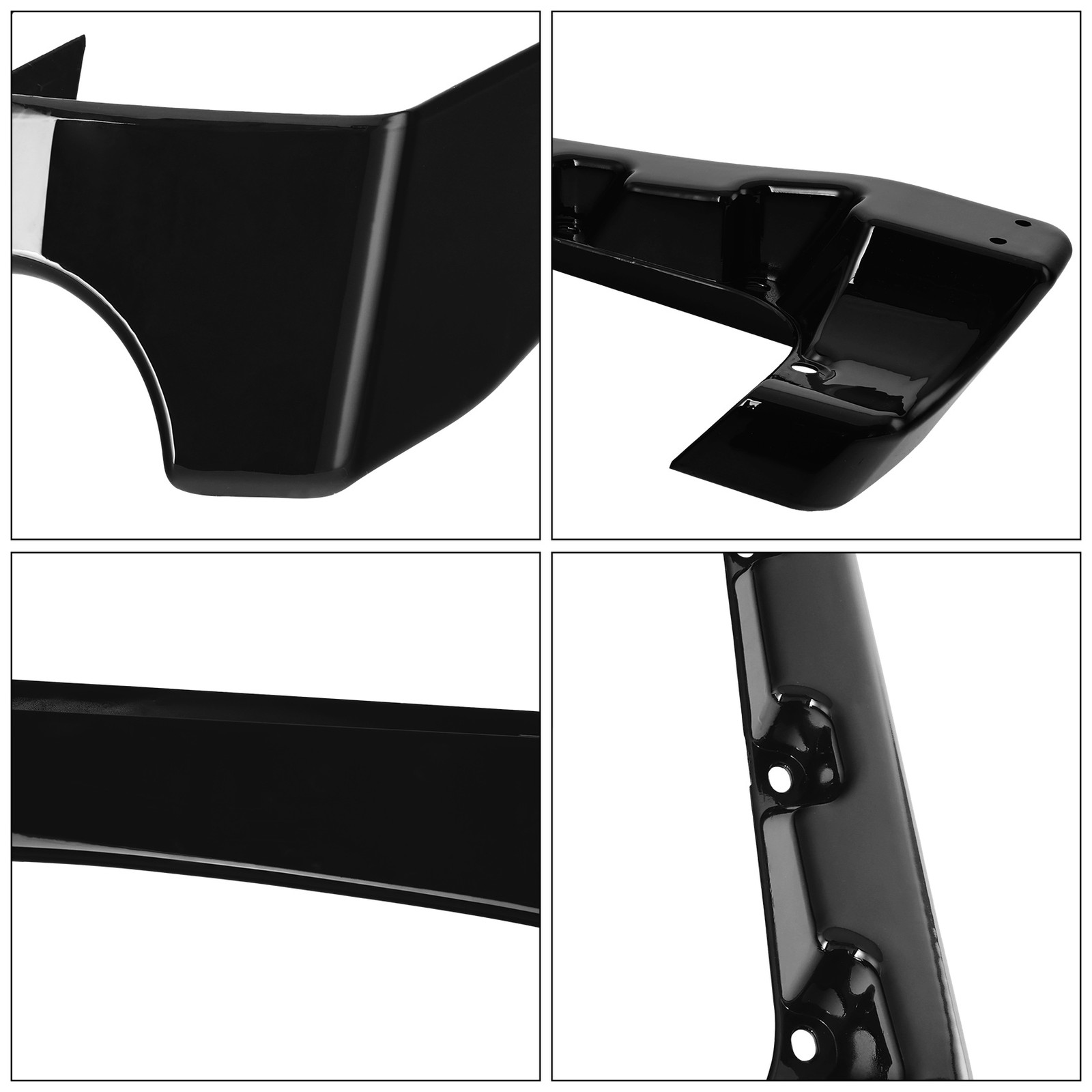 4″ Matte Black Saddlebags Extensions Fit For Harley Street Road Glide 2014-23 20
