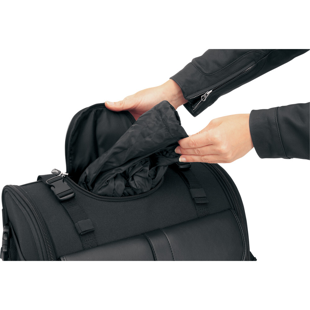 Saddlemen S2200E Expandable Sissy Bar Bag (Black) 3515-0080