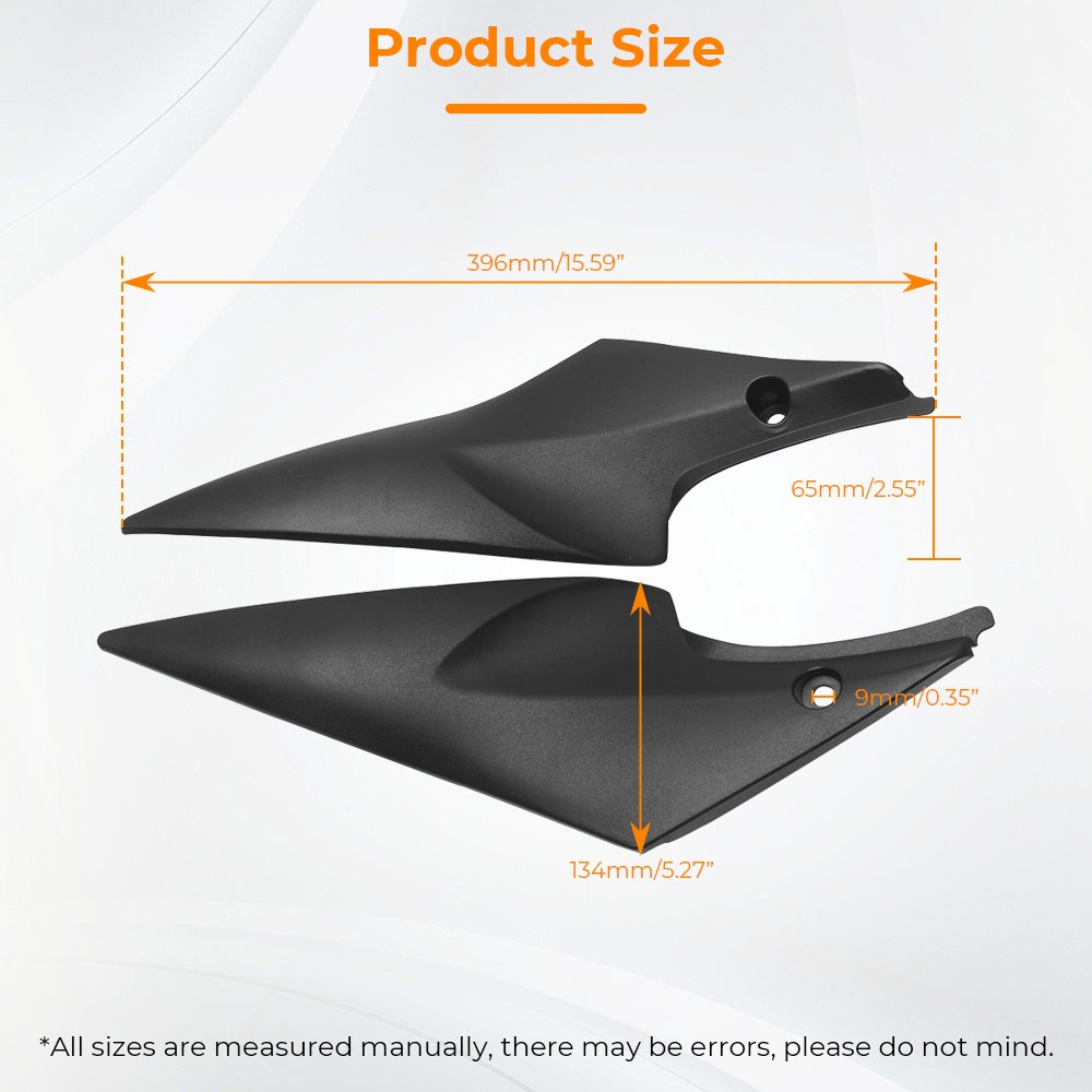 2x Side Fairing Panel Gas Tank Covers Trim Cowl For Suzuki GSX-R 600/750 2006-07